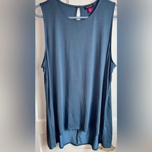 Vince Camuto High-Low Tunic / Sleeveless Blouse - 3X - Beautiful and Flowy